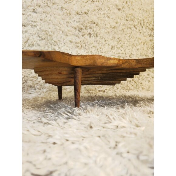 Wooden Collapsible Dolphin Bowl, Set of 2 - Picture 7 of 16